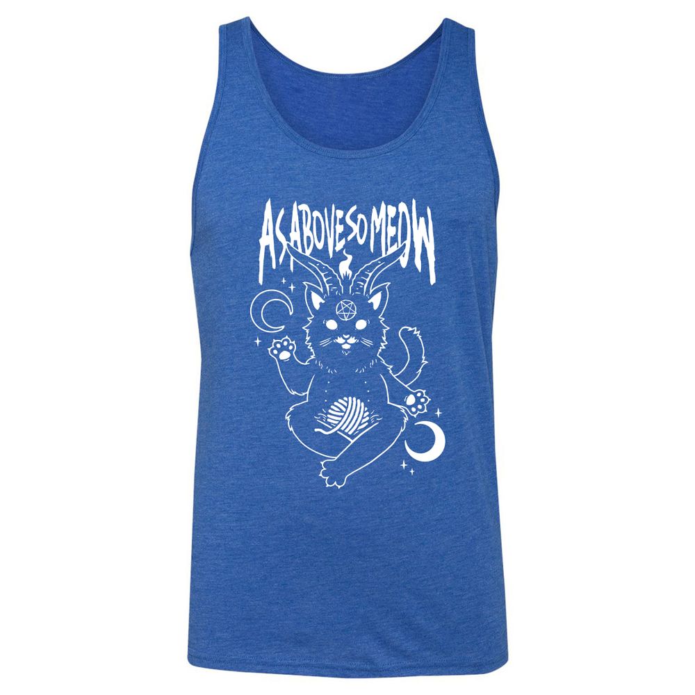 Unisex Jersey Tank - AT1VTNFM - True Royal Triblend - 12