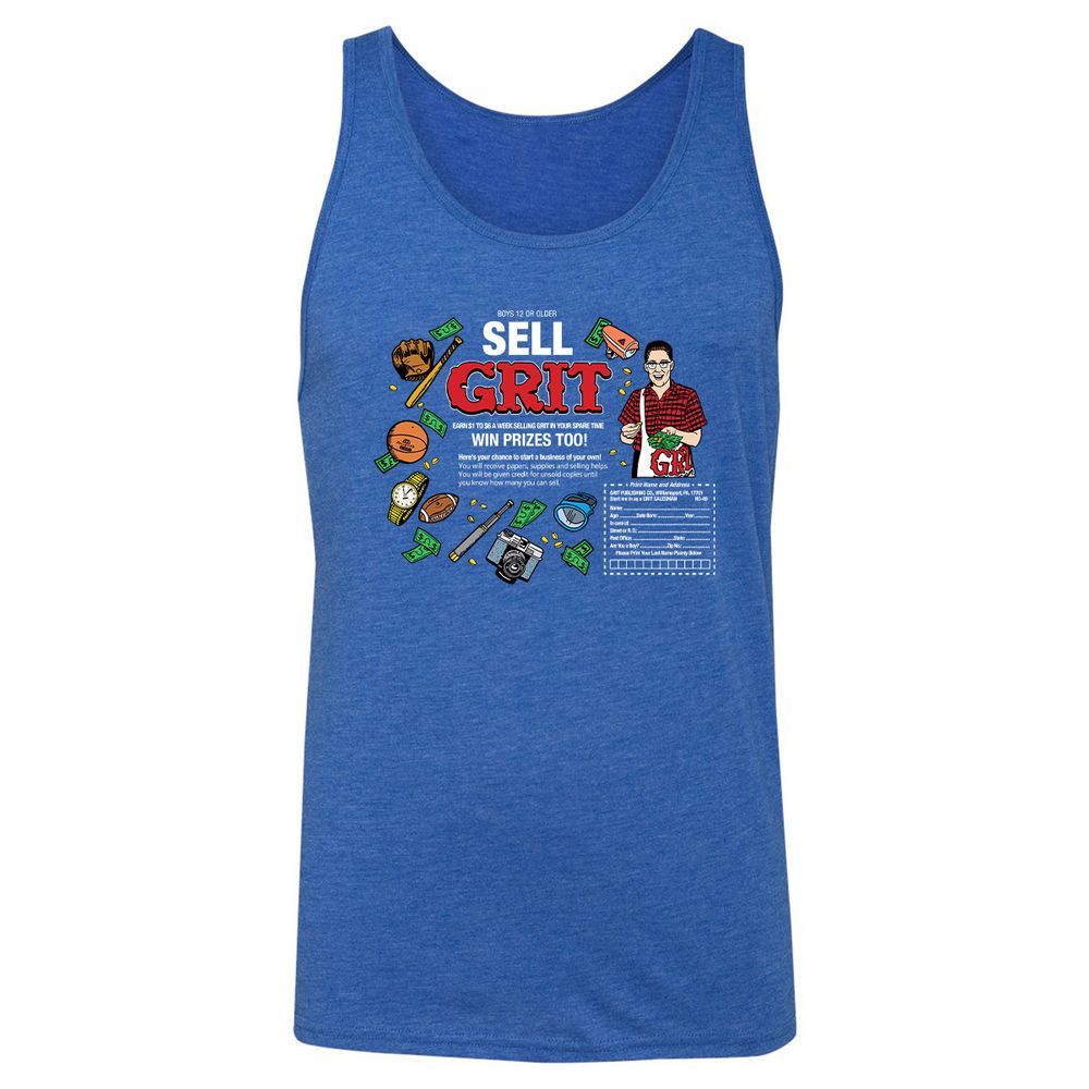 Unisex Jersey Tank - 55PXCDY7 - True Royal Triblend - 12