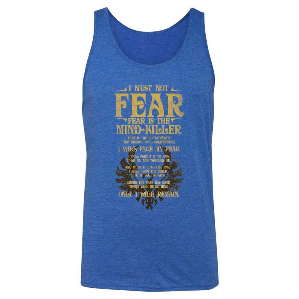 Unisex Jersey Tank - 6WHL9GQU - True Royal Triblend - 12