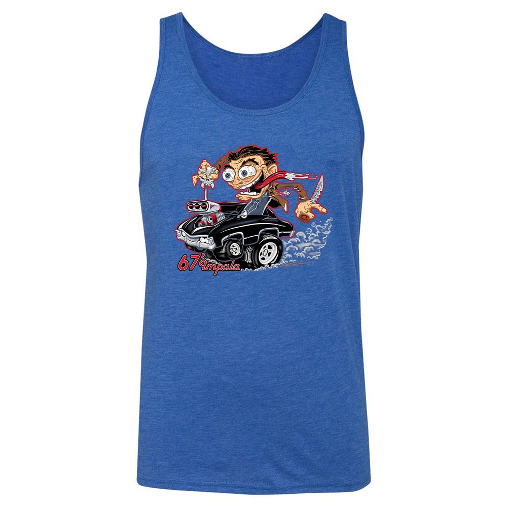 Unisex Jersey Tank - DVKAE19T - True Royal Triblend - 12