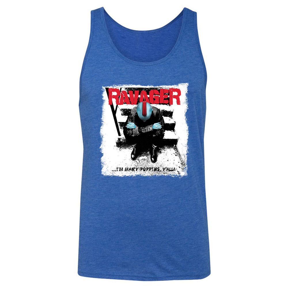 Unisex Jersey Tank - 2V2JHJHN - True Royal Triblend - 12