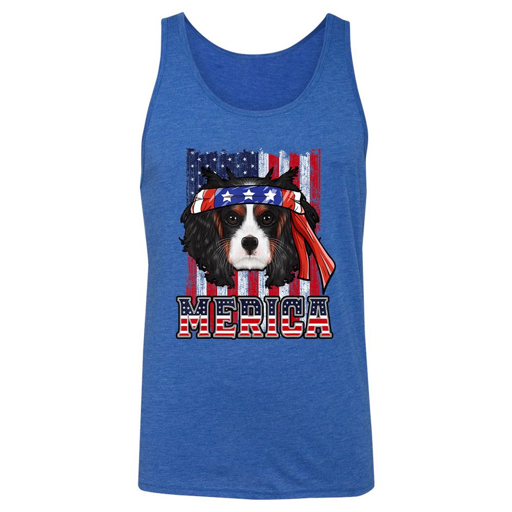 Unisex Jersey Tank - 6CBTEYKF - True Royal Triblend - 12