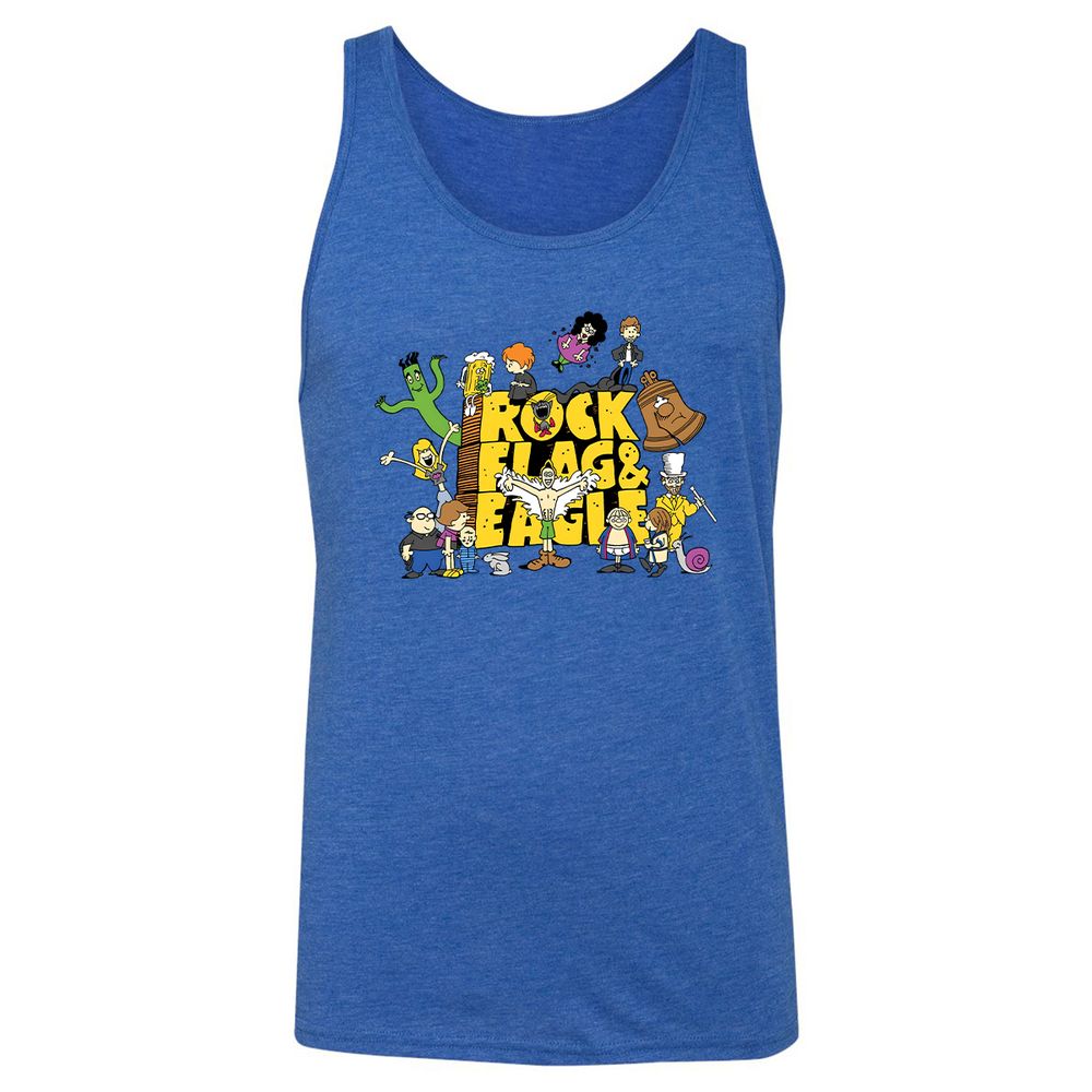 Unisex Jersey Tank - PCD3MAHU - True Royal Triblend - 12