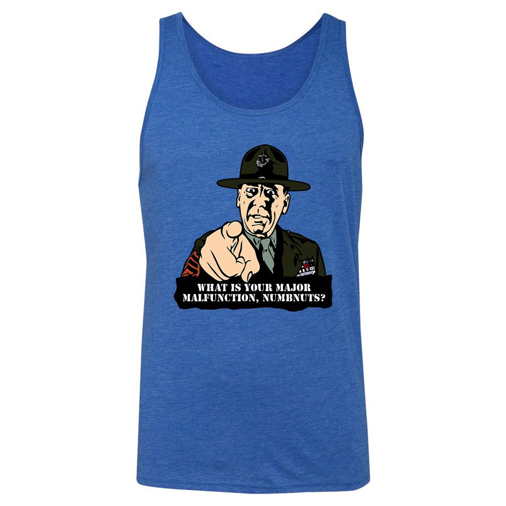 Unisex Jersey Tank - 3M1RJ74V - True Royal Triblend - 12