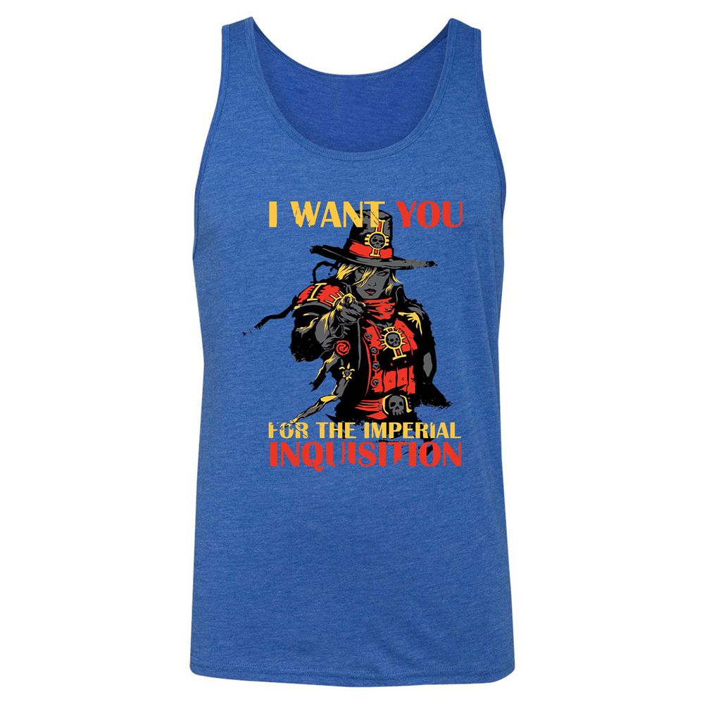 Unisex Jersey Tank - DAEPH539 - True Royal Triblend - 12