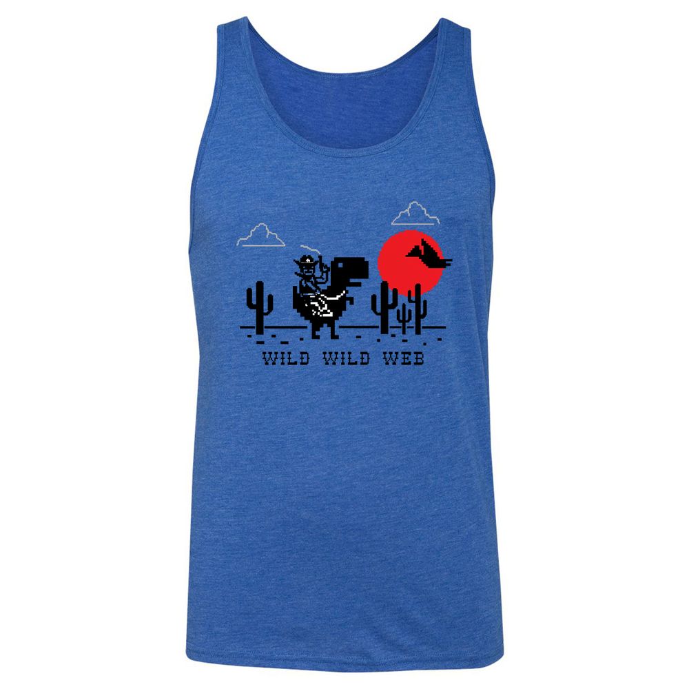 Unisex Jersey Tank - GHAM444S - True Royal Triblend - 12