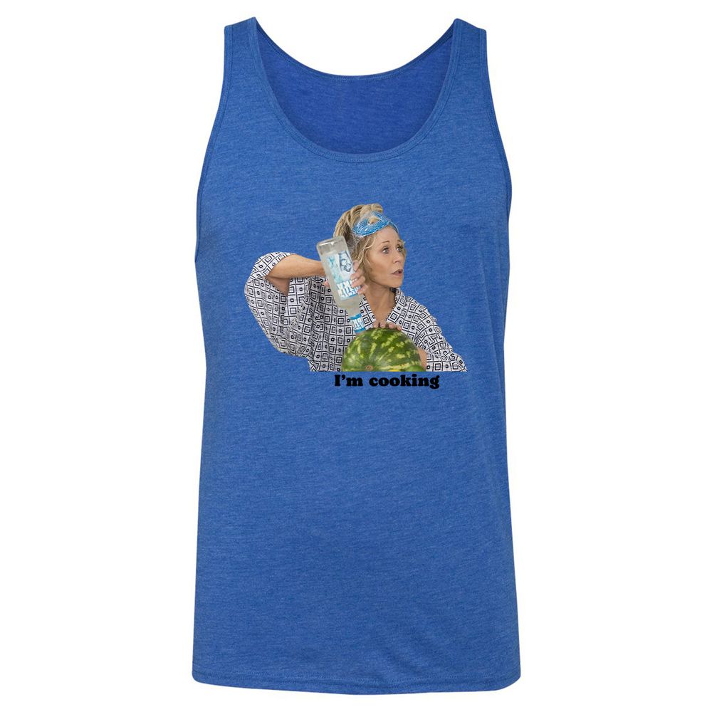 Unisex Jersey Tank - RBQNN2RQ - True Royal Triblend - 12
