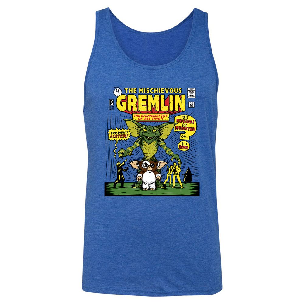 Unisex Jersey Tank - BY3WYGNH - True Royal Triblend - 12
