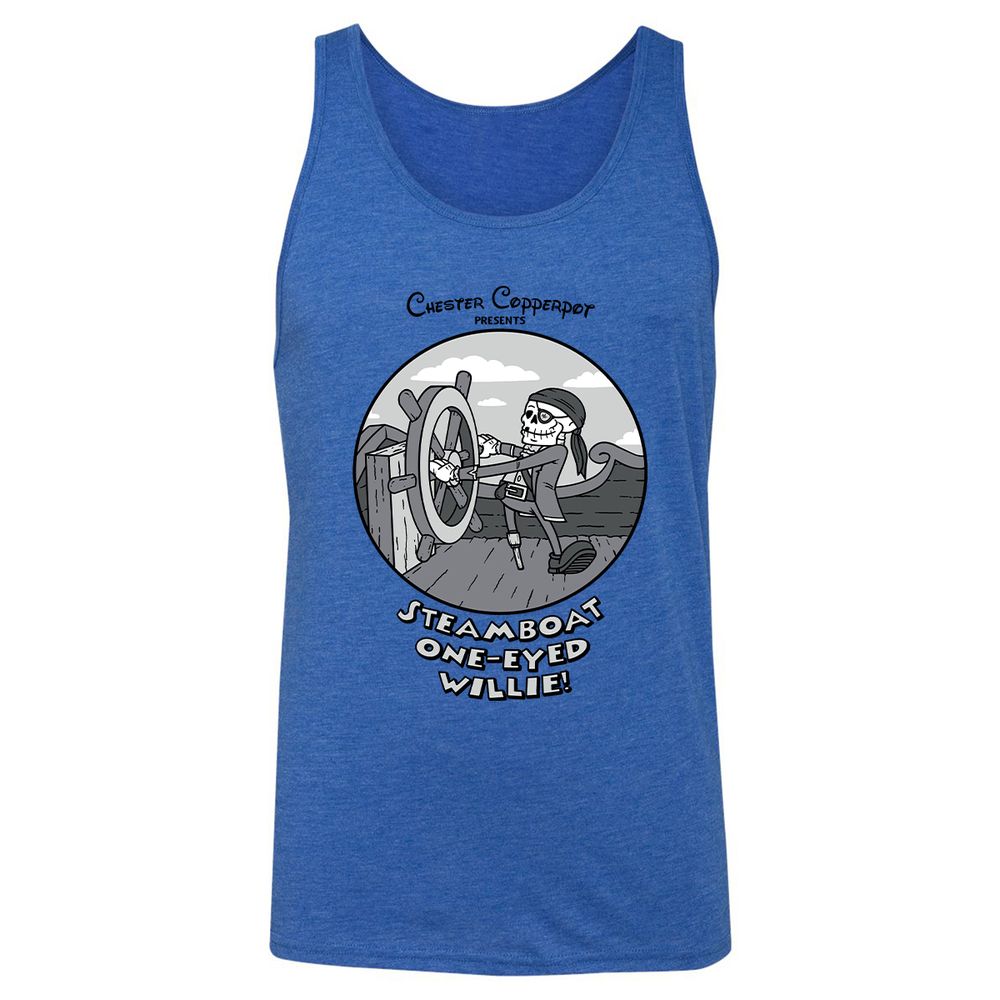 Unisex Jersey Tank - JX77AAGK - True Royal Triblend - 12