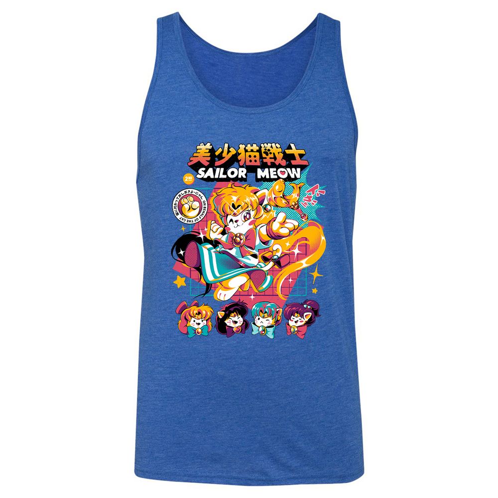 Unisex Jersey Tank - GZBMQU32 - True Royal Triblend - 12