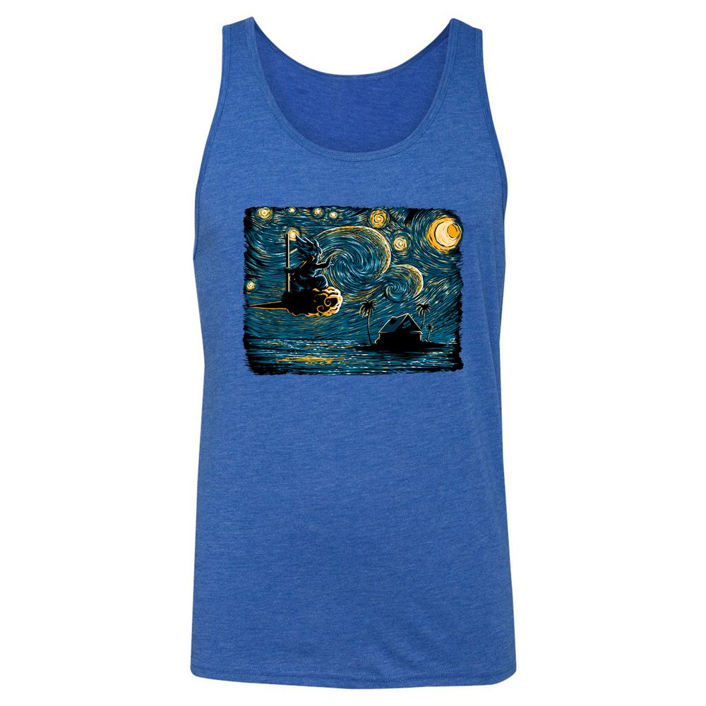 Unisex Jersey Tank - LZYJQSSX - True Royal Triblend - 12