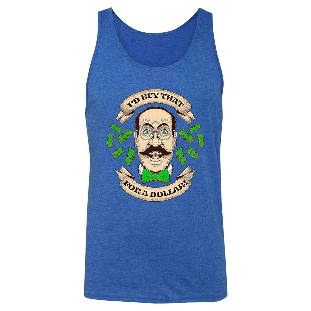 Unisex Jersey Tank - SUJ76XQH - True Royal Triblend - 12