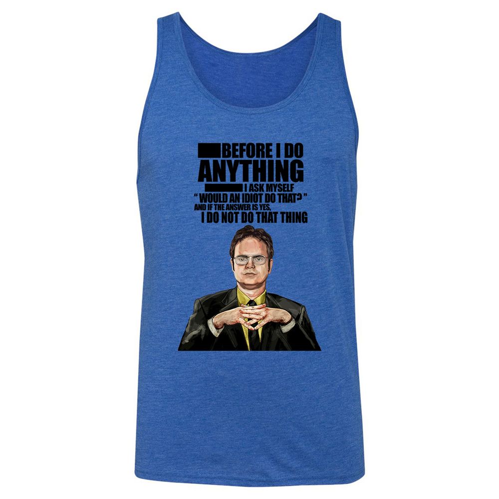 Unisex Jersey Tank - 2YDRFHMS - True Royal Triblend - 12