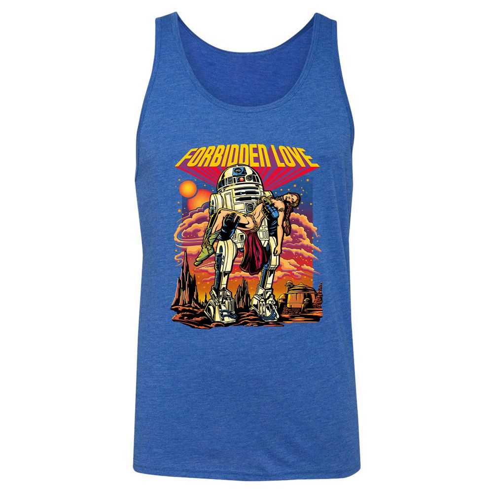 Unisex Jersey Tank - M2869DKH - True Royal Triblend - 12
