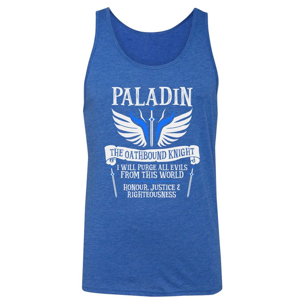 Unisex Jersey Tank - 4AWUV58W - True Royal Triblend - 12