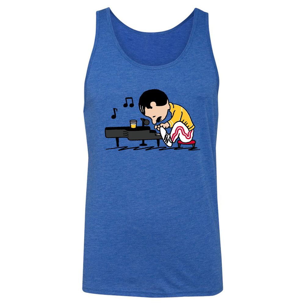 Unisex Jersey Tank - 6L67D24Y - True Royal Triblend - 12