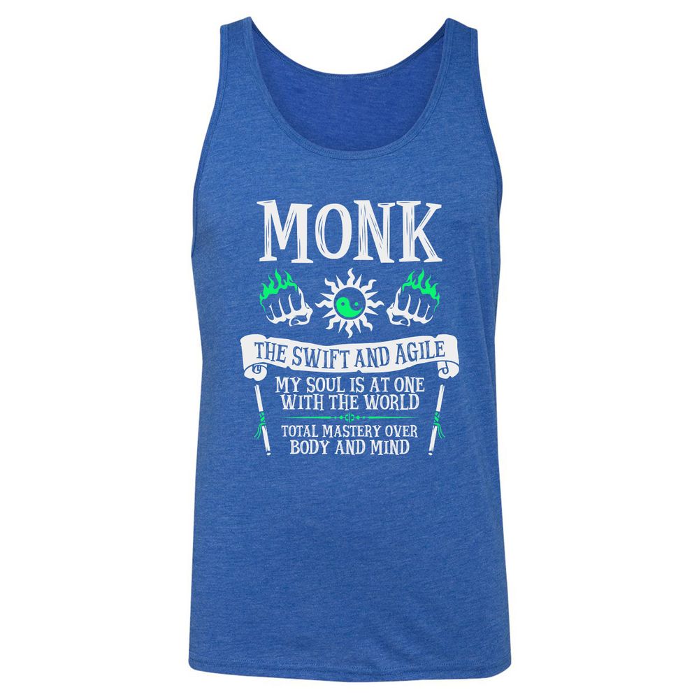 Unisex Jersey Tank - 8JD334R8 - True Royal Triblend - 12