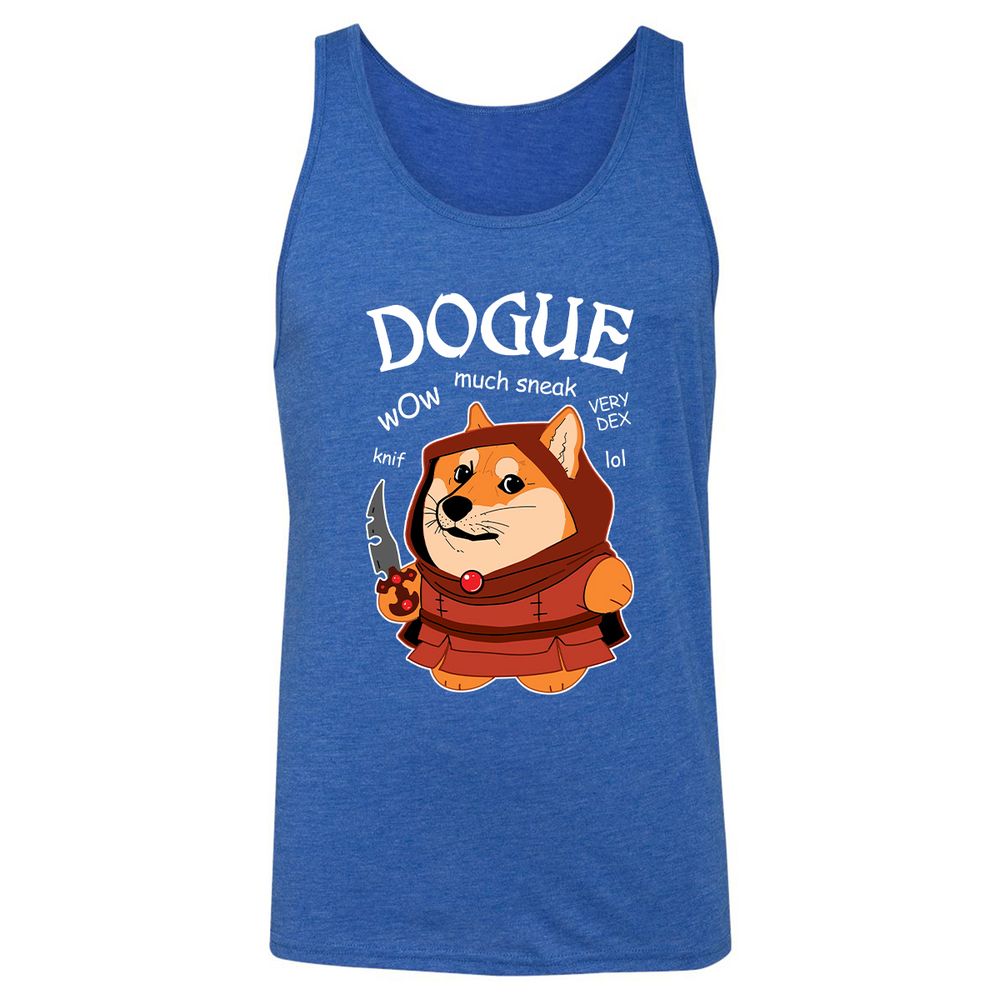 Unisex Jersey Tank - ACPFUVRC - True Royal Triblend - 12