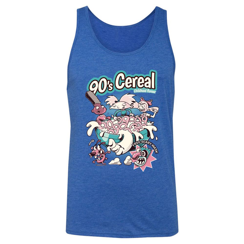 Unisex Jersey Tank - 8489J1EF - True Royal Triblend - 12