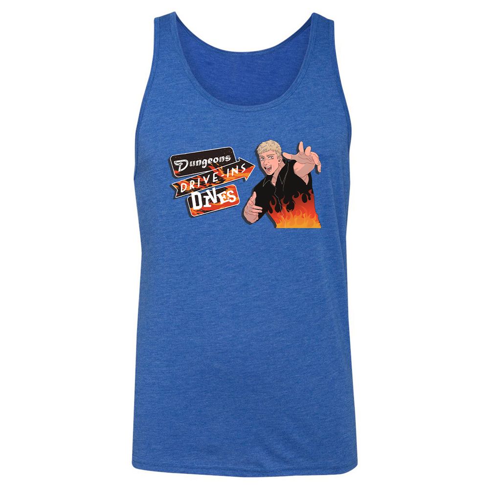 Unisex Jersey Tank - M4VCGTQF - True Royal Triblend - 12