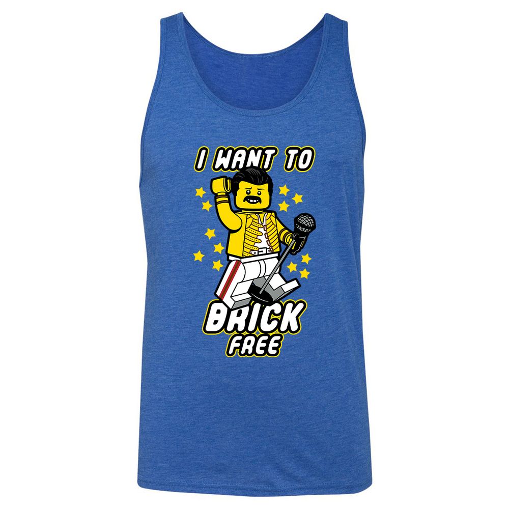 Unisex Jersey Tank - X1UXD475 - True Royal Triblend - 12