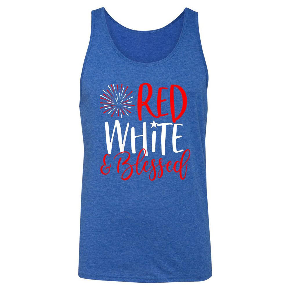 Unisex Jersey Tank - GXQDTR9S - True Royal Triblend - 12