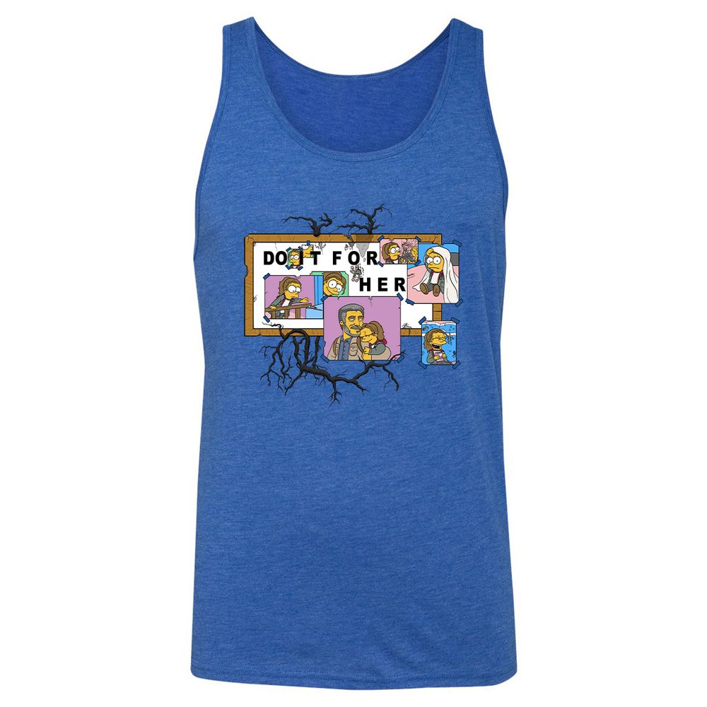 Unisex Jersey Tank - G55RDMD3 - True Royal Triblend - 12
