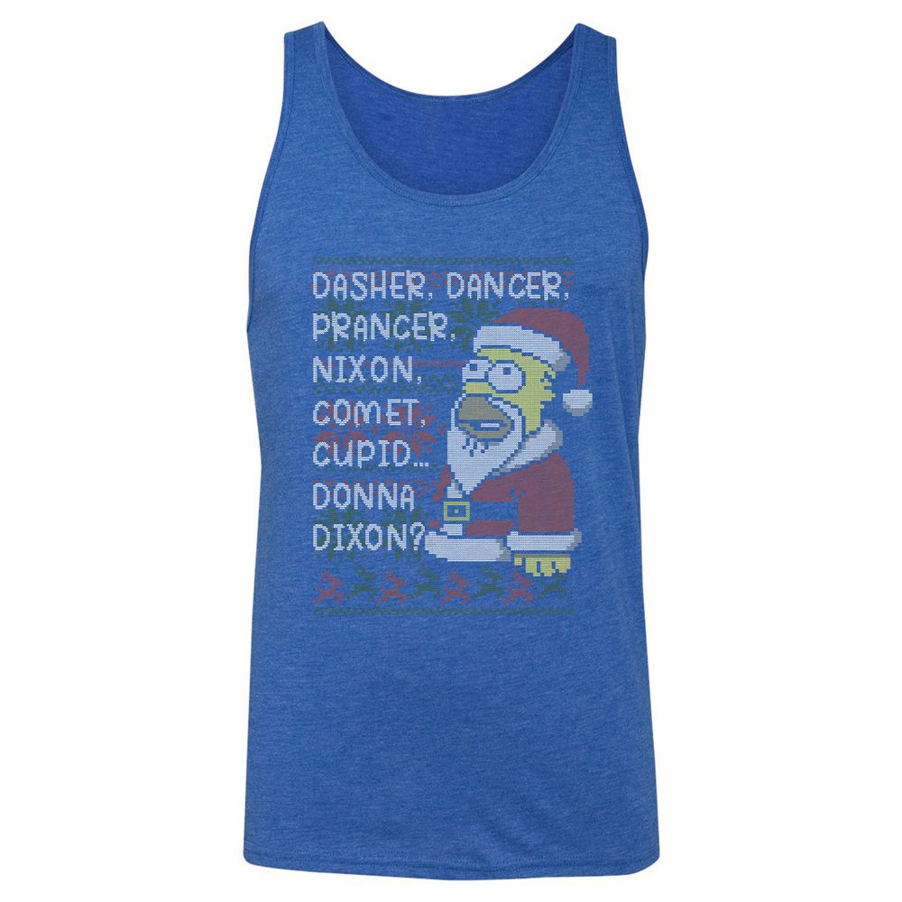 Unisex Jersey Tank - HNZ47F4F - True Royal Triblend - 12