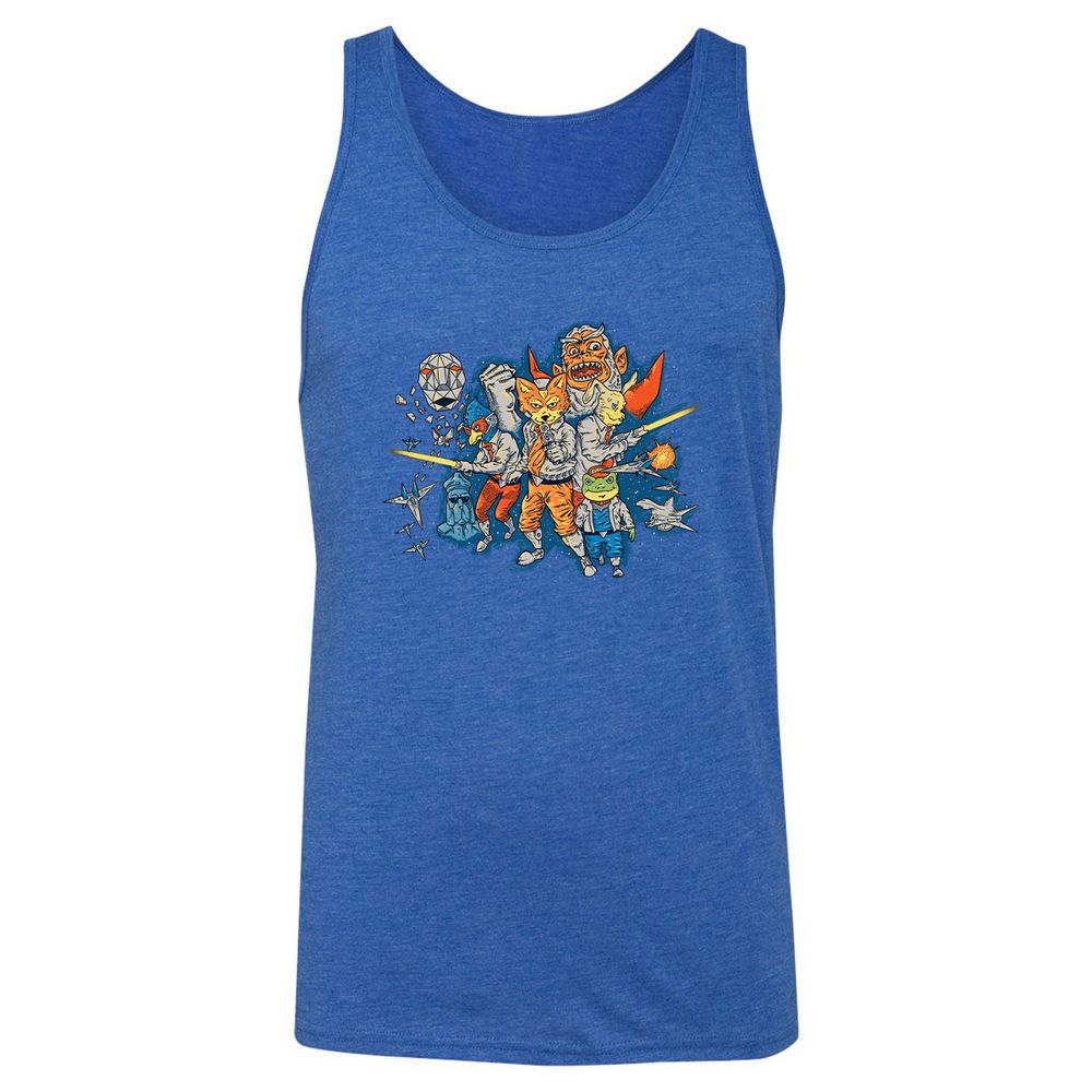 Unisex Jersey Tank - XQ45WR84 - True Royal Triblend - 12
