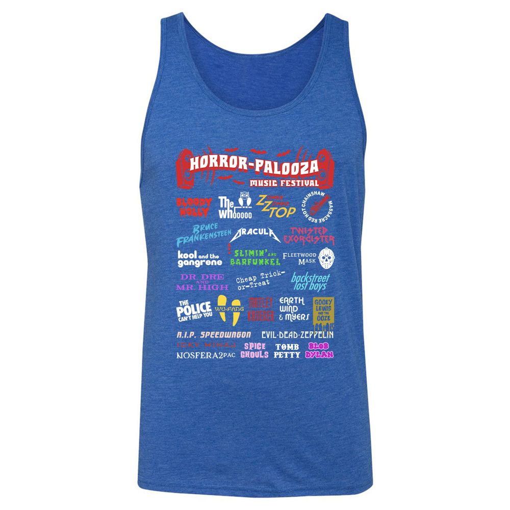 Unisex Jersey Tank - XH52UYHN - True Royal Triblend - 12