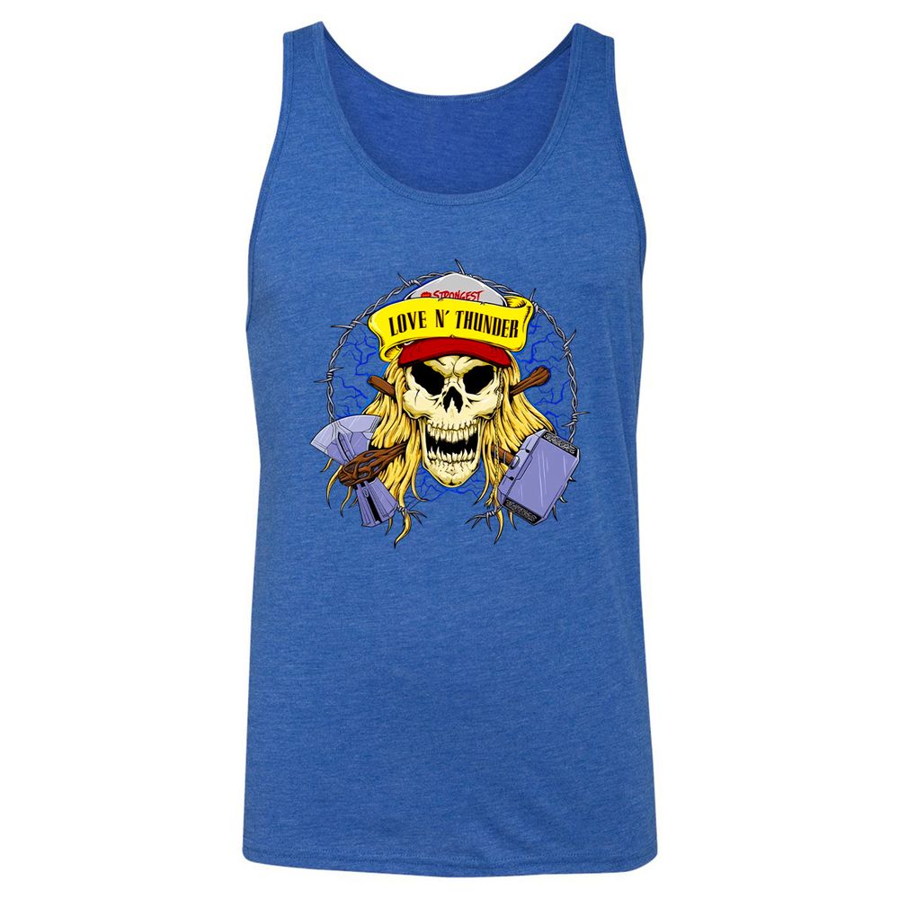 Unisex Jersey Tank - S8CSQQCP - True Royal Triblend - 12