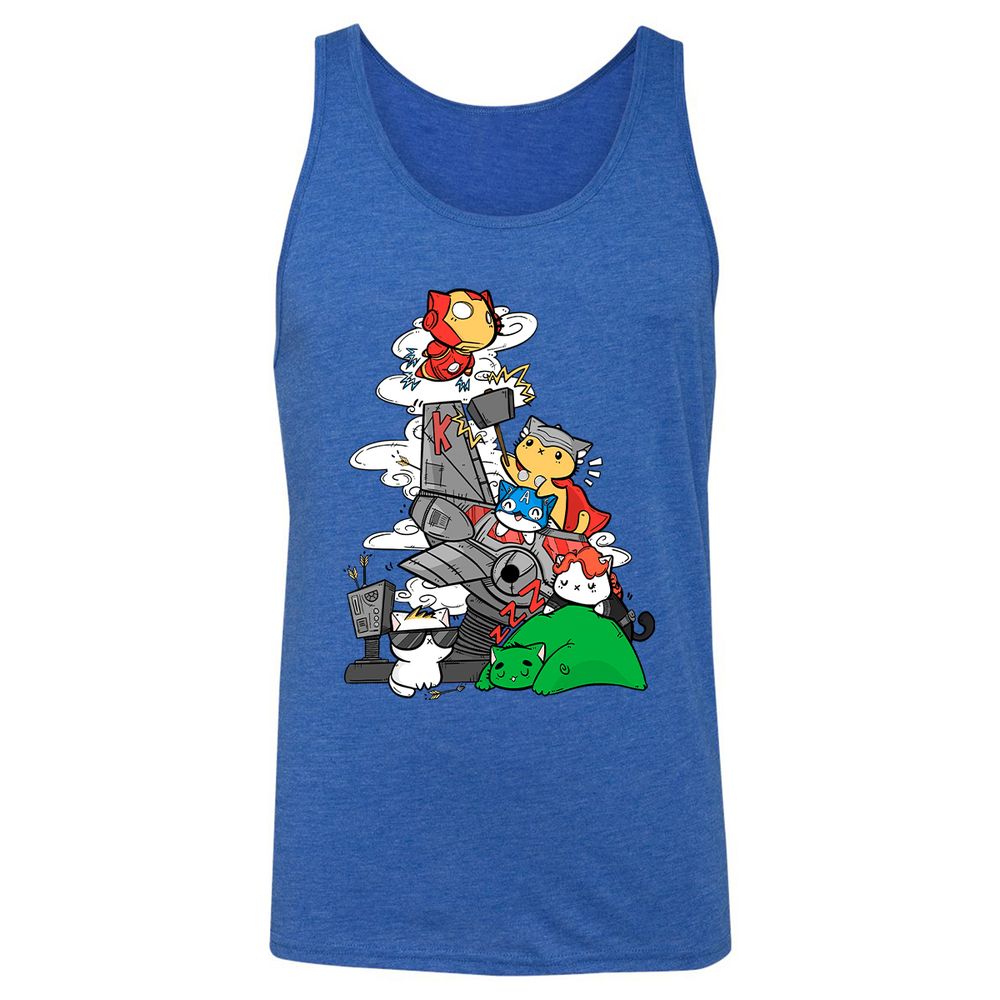 Unisex Jersey Tank - AGFLU1T7 - True Royal Triblend - 12