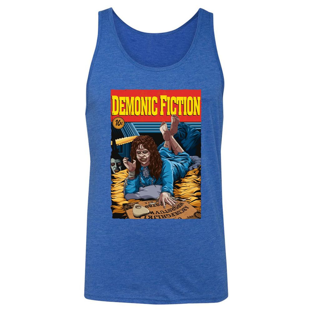 Unisex Jersey Tank - QJEK3HCN - True Royal Triblend - 12