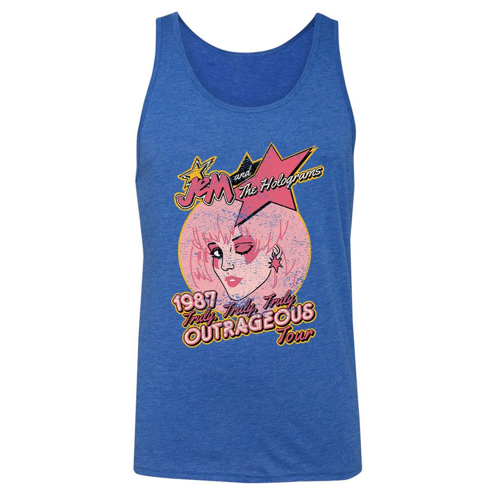 Unisex Jersey Tank - U5EKRC6D - True Royal Triblend - 12