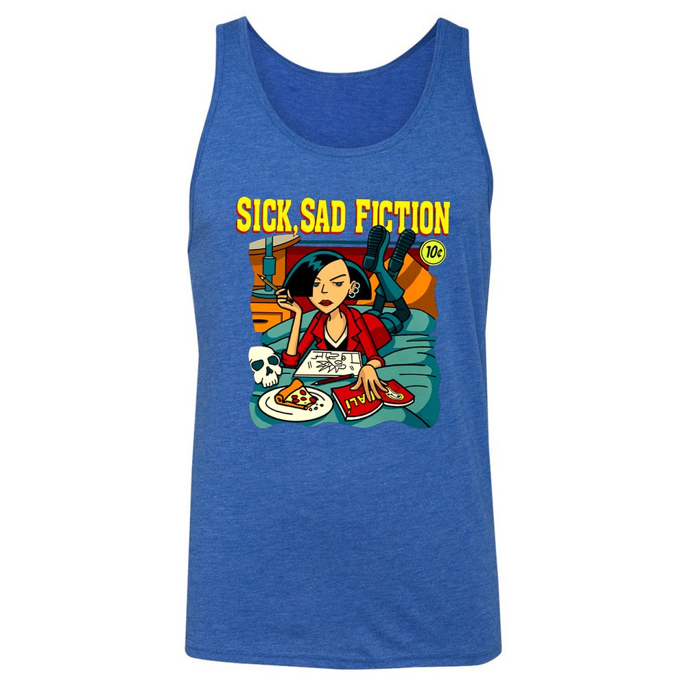 Unisex Jersey Tank - S47MKJSJ - True Royal Triblend - 12