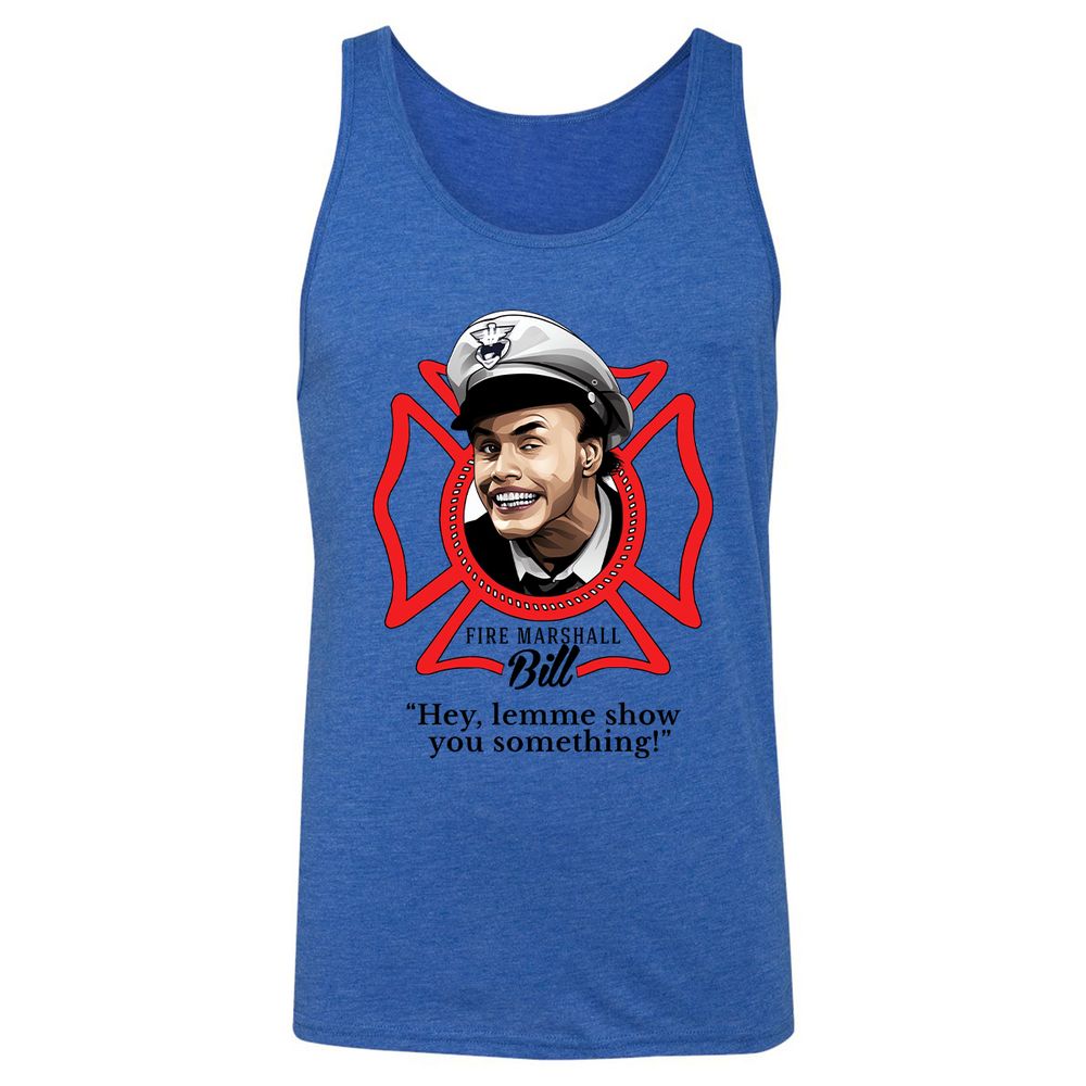 Unisex Jersey Tank - V3QGVTY1 - True Royal Triblend - 12