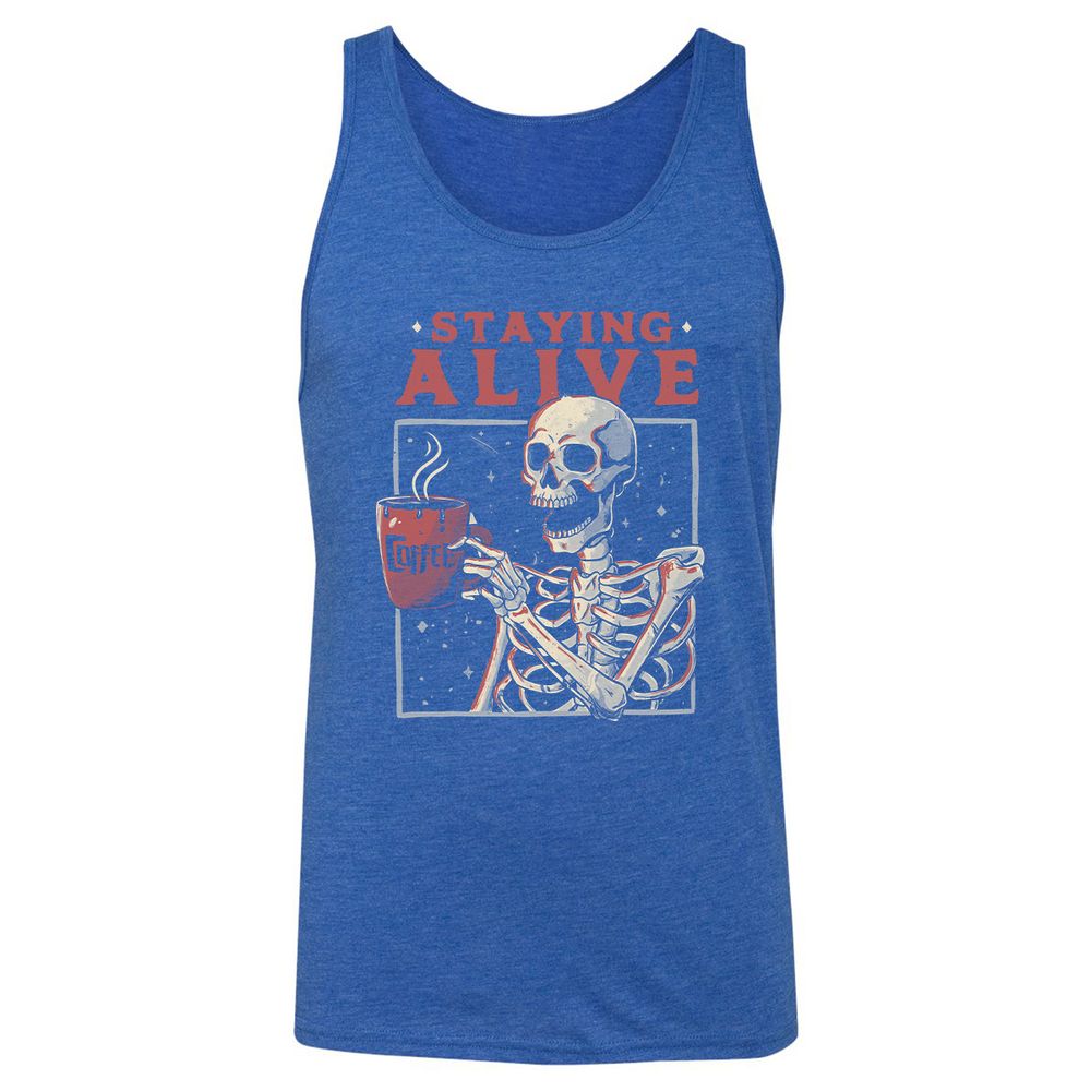 Unisex Jersey Tank - 6GQYN66S - True Royal Triblend - 12