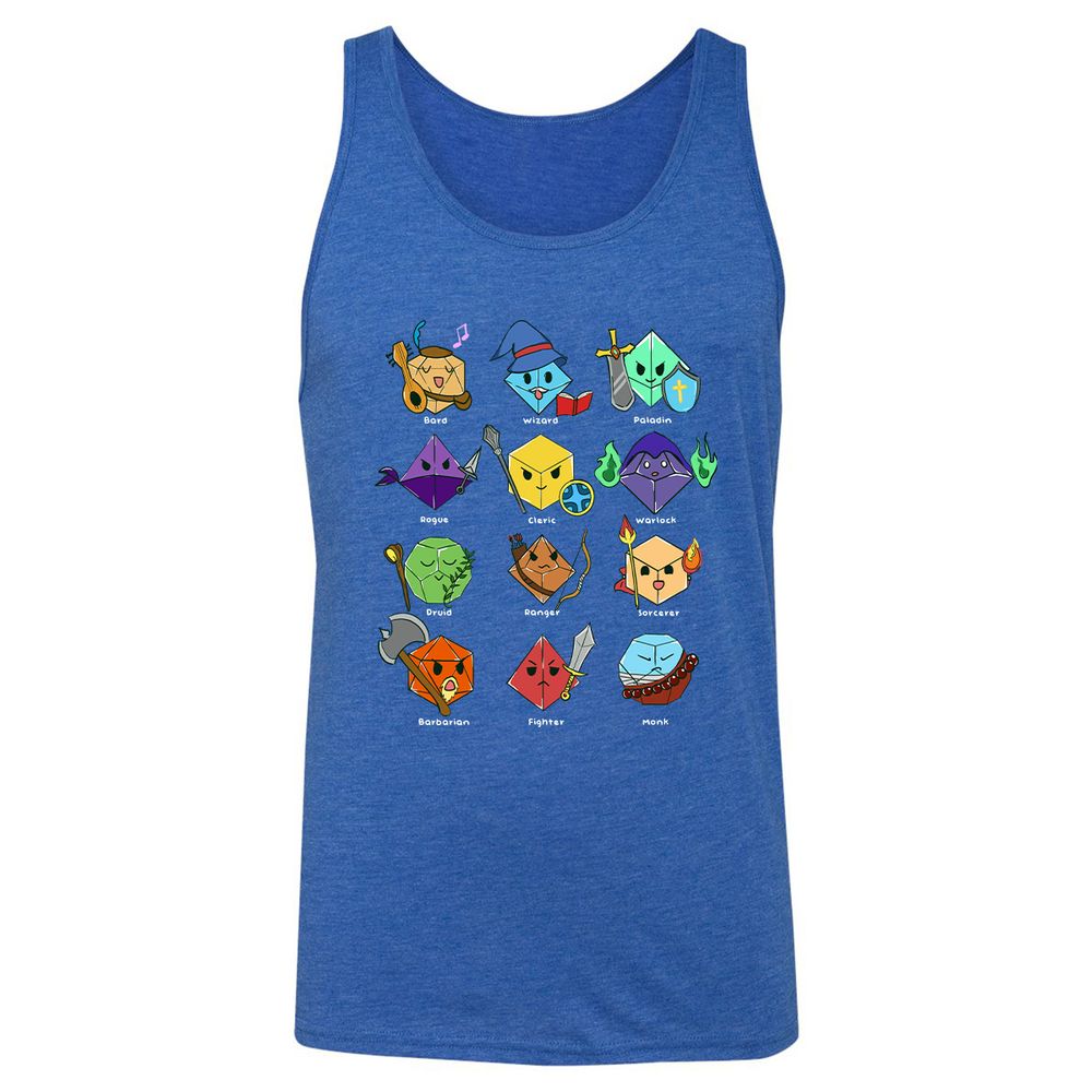 Unisex Jersey Tank - S38J2G6E - True Royal Triblend - 12