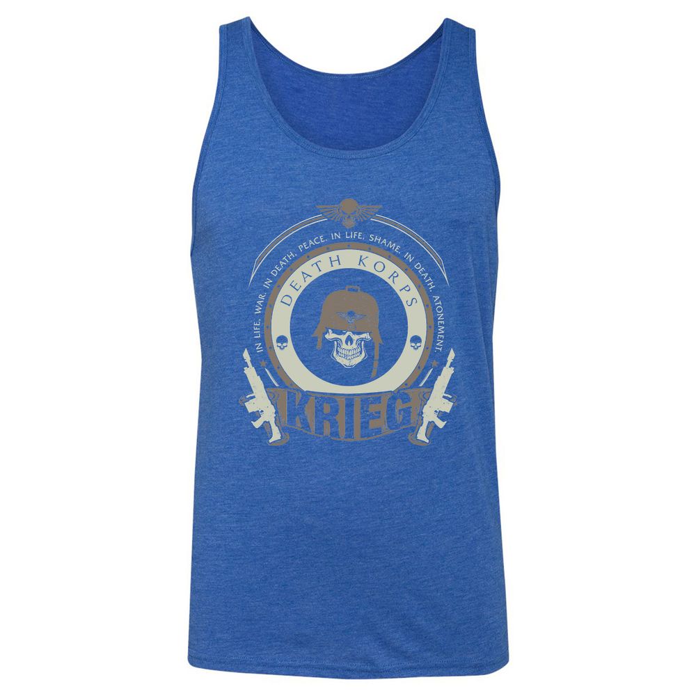 Unisex Jersey Tank - RM46151Y - True Royal Triblend - 12