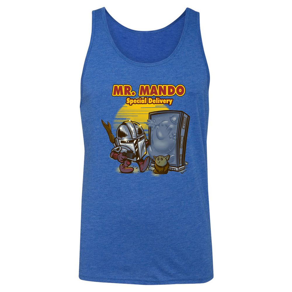 Unisex Jersey Tank - R2J6GG3F - True Royal Triblend - 12