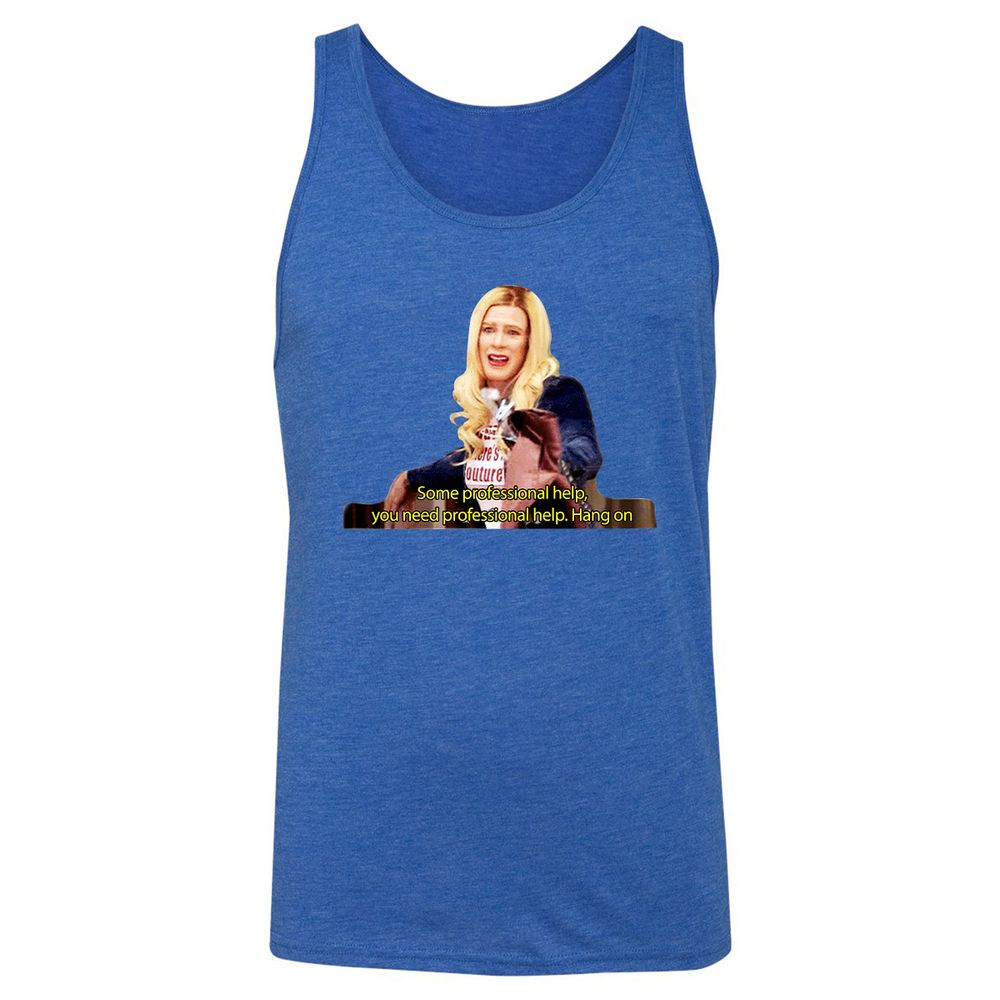 Unisex Jersey Tank - UWKC5QDK - True Royal Triblend - 12