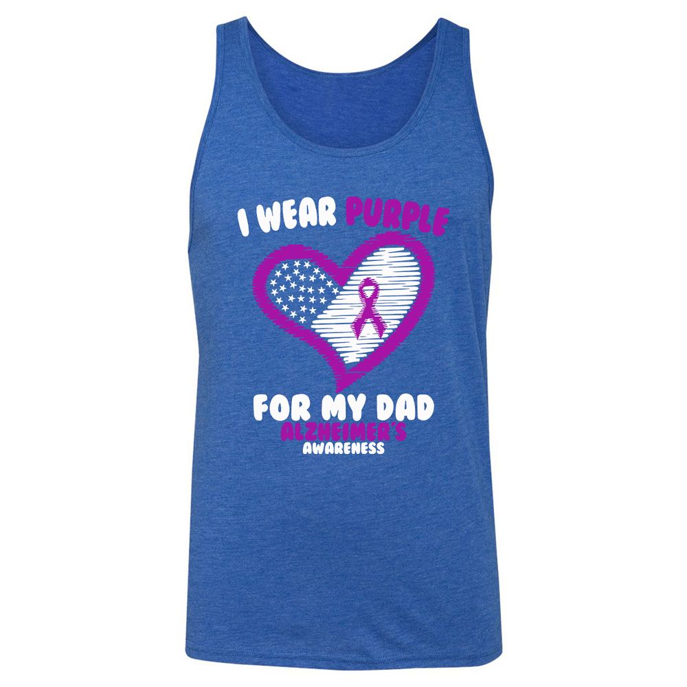 Unisex Jersey Tank - U22EBSFN - True Royal Triblend - 12