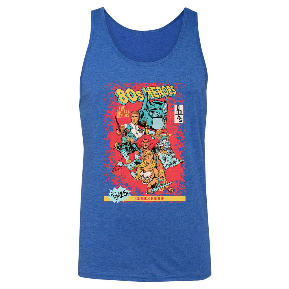 Unisex Jersey Tank - NTD8QGL3 - True Royal Triblend - 12
