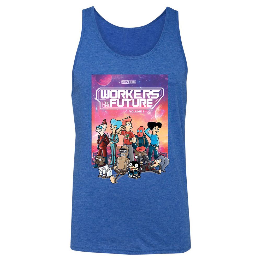 Unisex Jersey Tank - MZUCRB52 - True Royal Triblend - 12