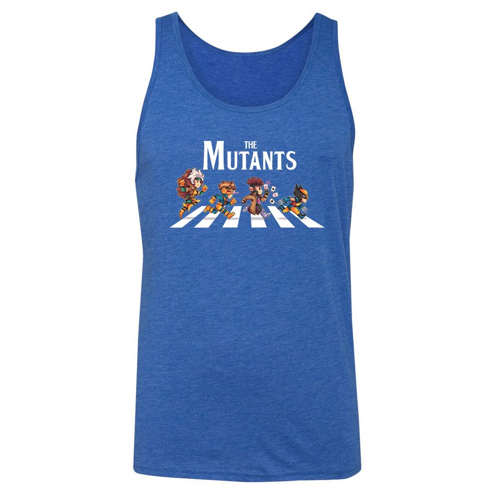 Unisex Jersey Tank - ANES3DZS - True Royal Triblend - 12