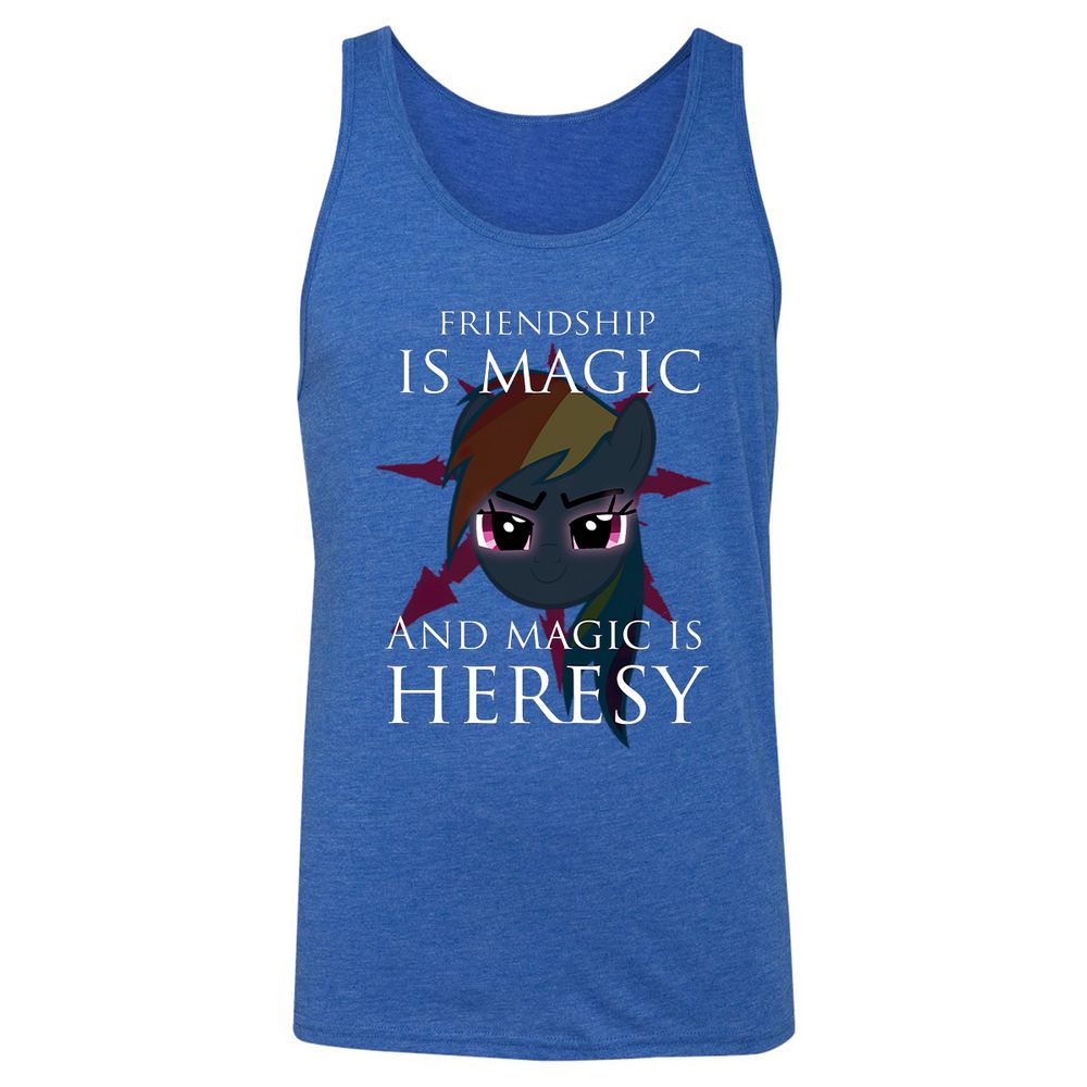 Unisex Jersey Tank - ALADYTPD - True Royal Triblend - 12