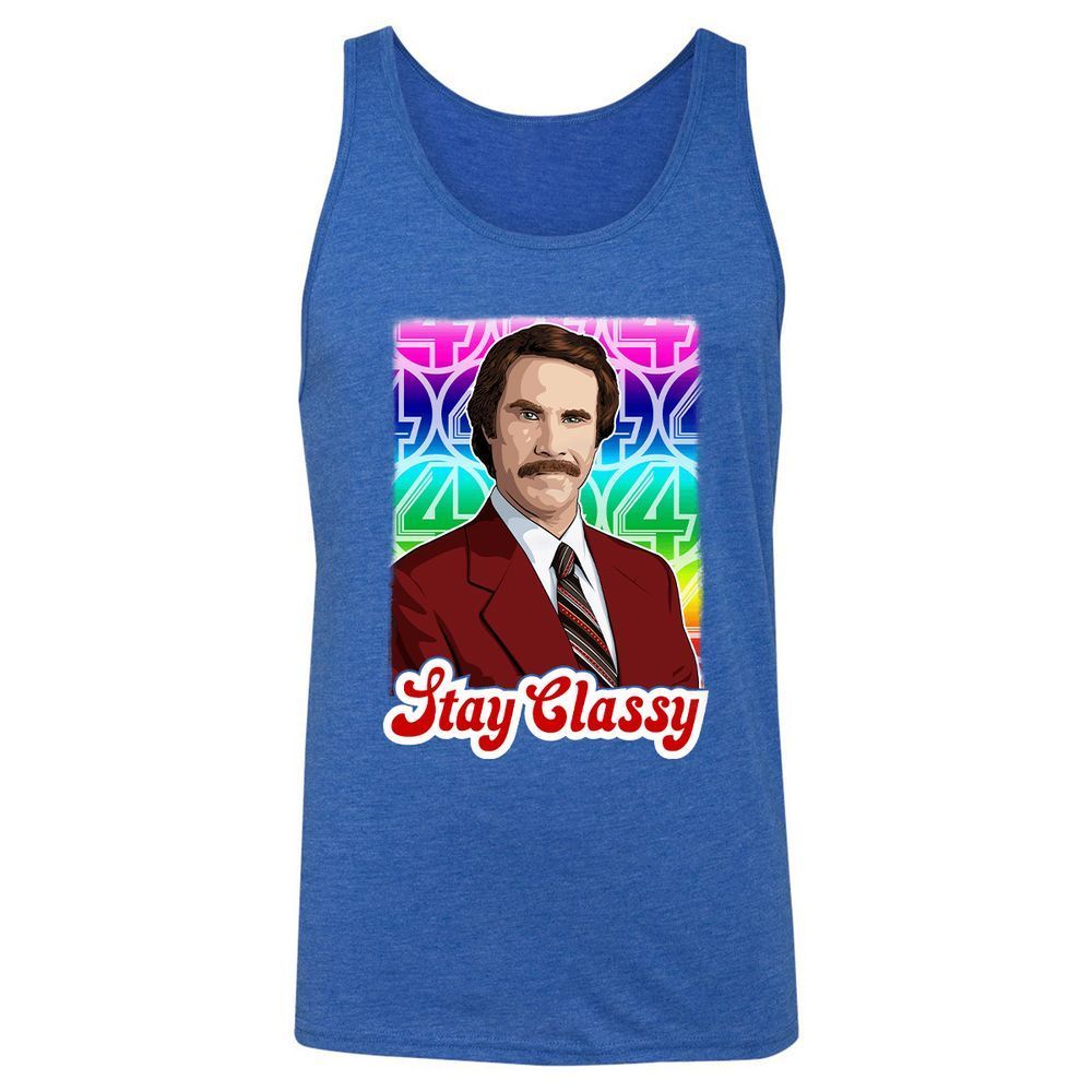 Unisex Jersey Tank - KE578HH7 - True Royal Triblend - 12