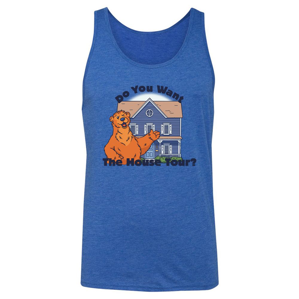 Do You Want The Big Blue House Tour? - True Royal Triblend - 12