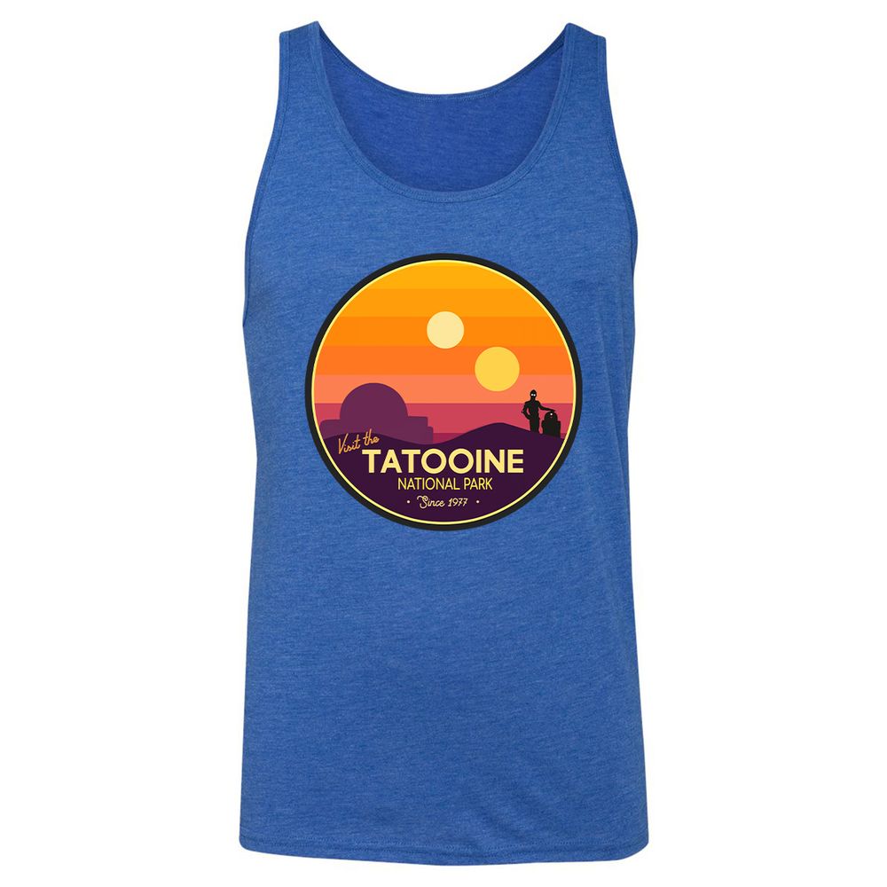 Unisex Jersey Tank - VVDB4TF6 - True Royal Triblend - 12