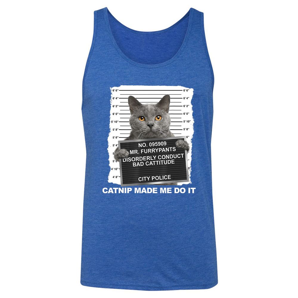 Unisex Jersey Tank - ZJB5R19E - True Royal Triblend - 12